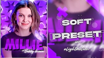 MILLIE BOBBY BROWN👺🔥 AE INSPIRED BADASS EDIT ALIGHTMOTION PRESET ABHI FX BADASS PROJECT FILE , SOFT