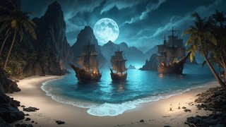 Relaxing Pirate Music - Moonlit Beach