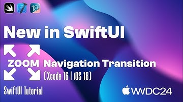 Zoom Navigation Transition on iOS 18 | SwiftUI Tutorial | What
