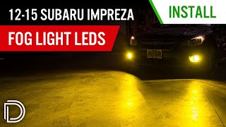 How to Install 12-15 Subaru Impreza SLF Fog Light LEDs | Diode Dynamics