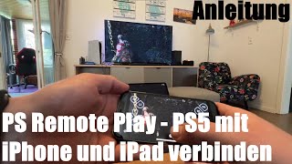 PS Remote Play: Sony PS5 mit iPhone und iPad (Smartphone / Tablet) verbinden & Mobile Games Streamen screenshot 2