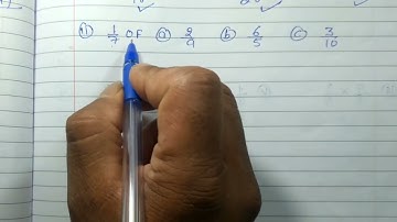 Class 7 - Exercise 2.3 - Q 1 | Find 1/4 of  (a)  1/4.   (b)  3/5.    (c).  4/3