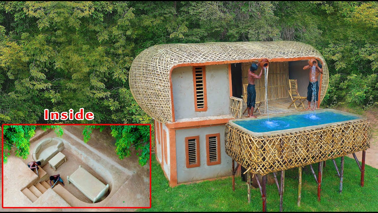 ⁣[Full Video]Building Underground Two Storey Villa With Private Swimming Pool And Private Living Room