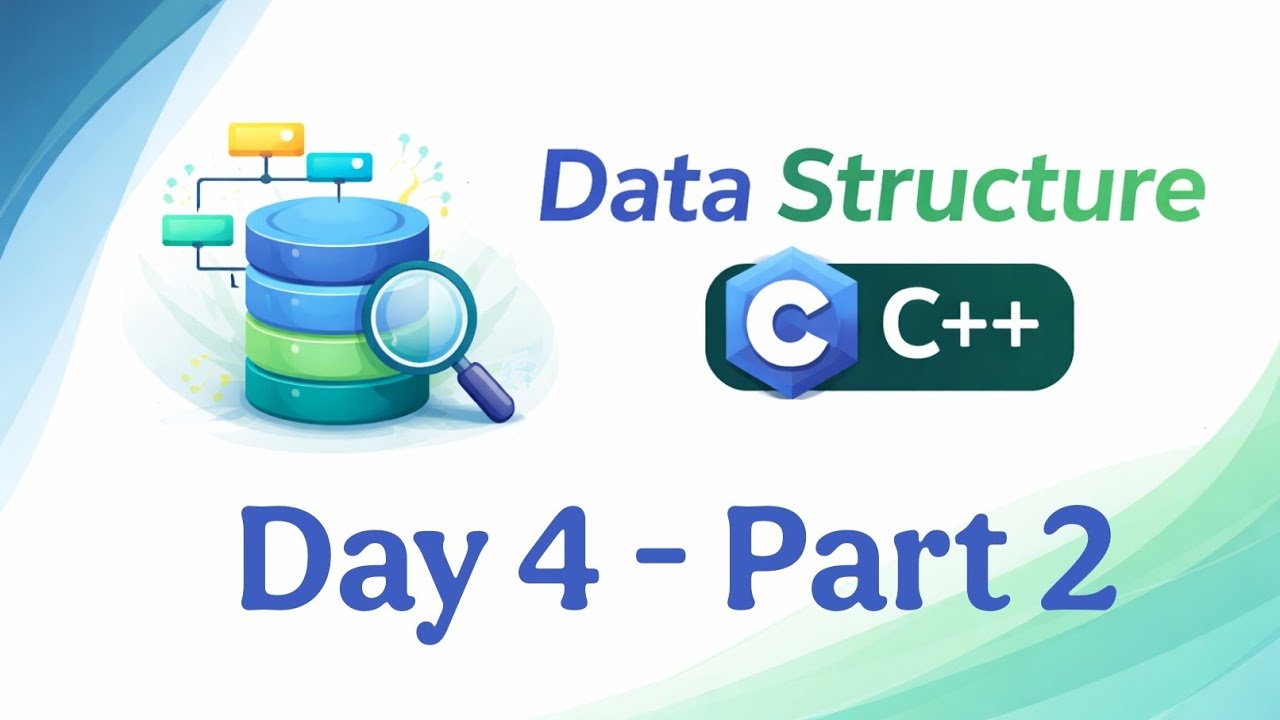 Data Structure C++ Day 4 - Part 2 ITI - YouTube