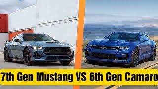 7th generation Ford Mustang VS 6th generation Chevy Camaro