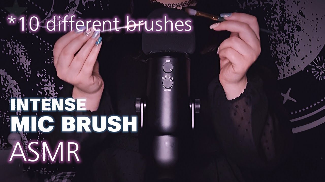 Unlock Deep Sleep with ASMR Mic Brushing | 10 Brushes, No Talking - YouTube