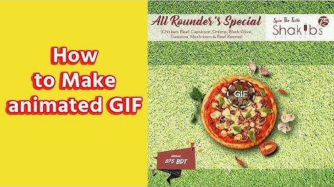 How to Make animated GIF in After Effects cc (2020) |  motion graphics