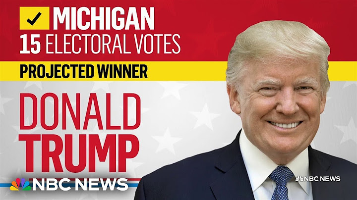 NBC News projects Trump wins Michigan