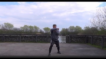 khanjar (dagger): Vertical downward thrust to horizontal cut (lesson 5)