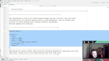 C İLE PROGRAMLAMA(BÖLÜM 12 GETCHAR-PUTCHAR-TÜR DÖNÜŞÜMLERİ-KOŞUL OPERATÖRÜ)