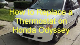 thermostat replace odyssey honda