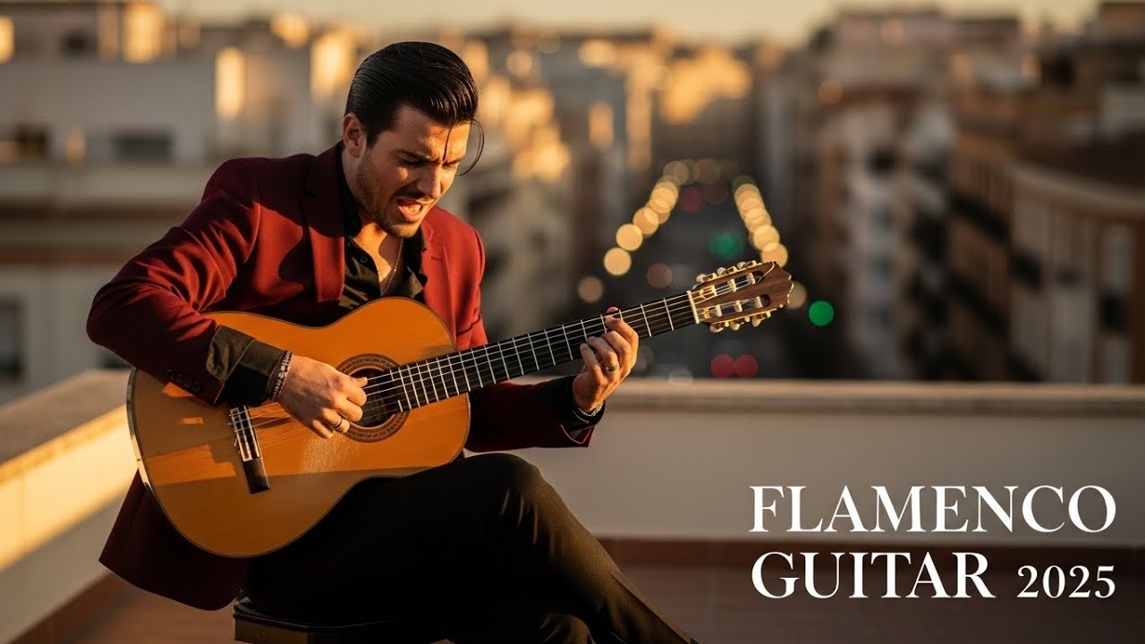 Relaxing Romantic Flamenco Guitar with Gentle Spanish Melody