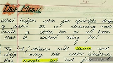 Use of Drip Magic effect in Tux Paint.