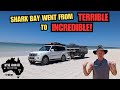 Cant believe this is shark bay world heritage area offroad camper trailer camping