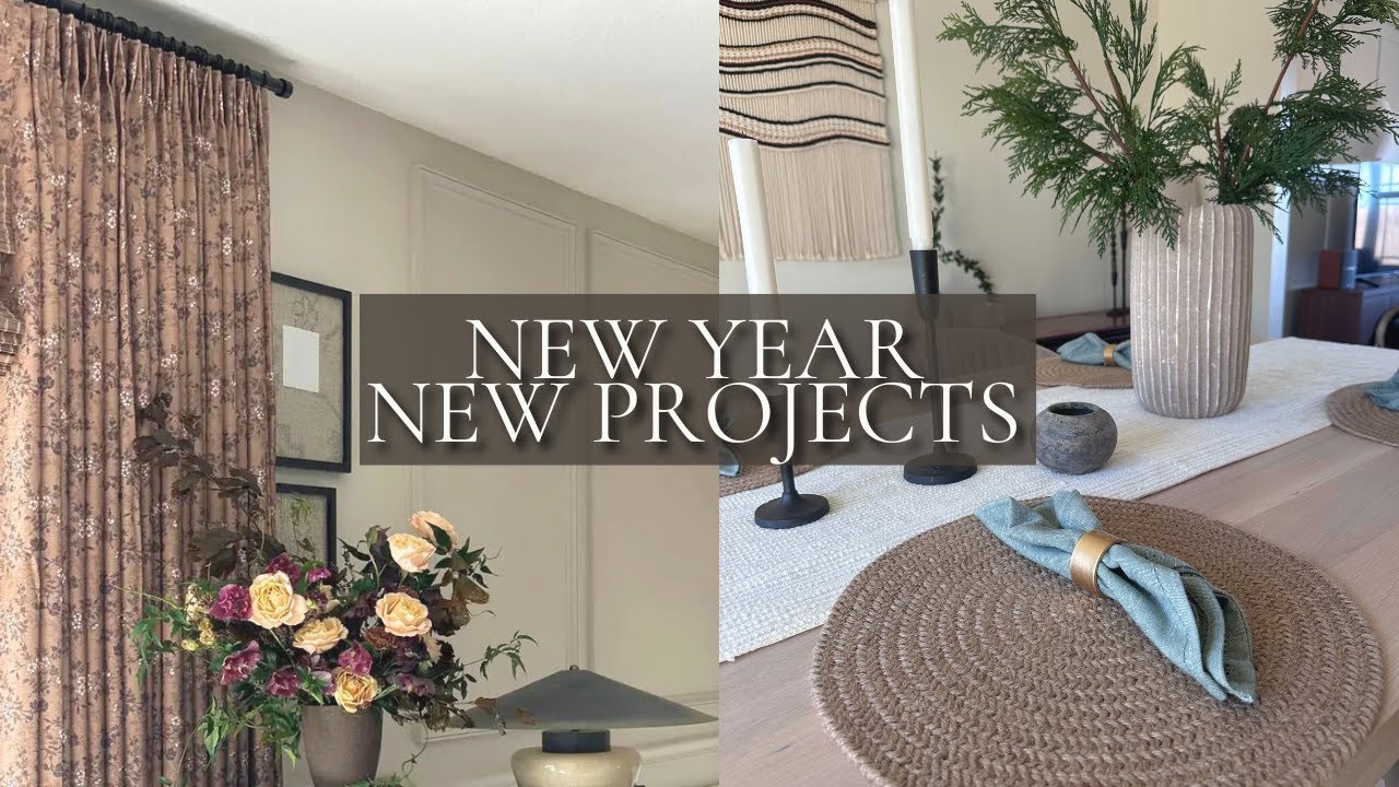 January Reset Home Vlog | New Year New Projects | Kitchen and Guest Bedroom