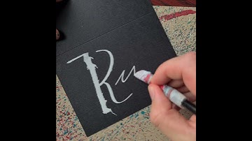 Splatter Calligraphy Name Request no.294