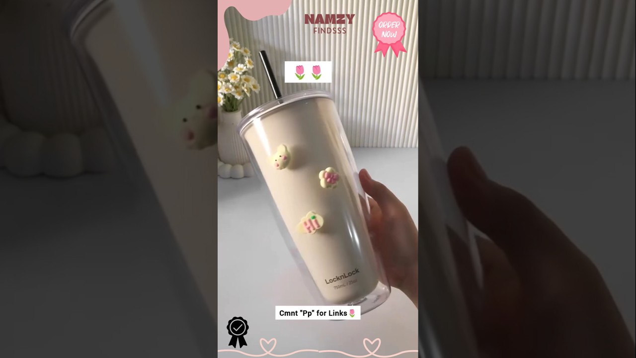 Get these aesthetic tumblers from MEESHO 💗🫧 