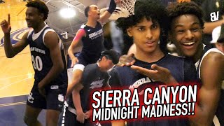 Sierra Canyon MIDNIGHT MADNESS 2019 Was COMEDY! Dunk Contest, Musical Chairs, Challenges \& MORE!