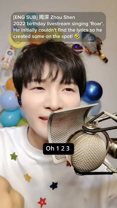 Zhou Shen singing 'Roar' (1) See link for full video #周深 #zhoushen #roar #charliezhou