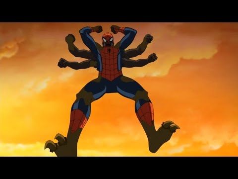 Мультфильм монстр человек паук