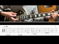 [TAB譜] ゲンキダシテ(大黒摩季) Guitar riff cover [ギター]