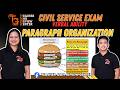 PARAGRAPH ORGANIZATION - Verbal Ability | CSE - LET - NAPOLCOM - UPCAT