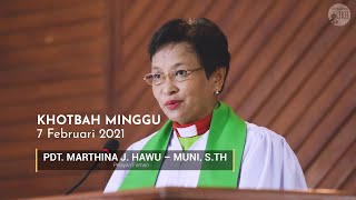 Download Lagu Khotbah Minggu 7 Februari 2021 - Pdt. Marthina J. Hawu – Muni, S.Th MP3