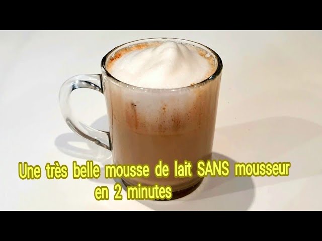 Café au lait mousseux SANS machine 🤩👍 