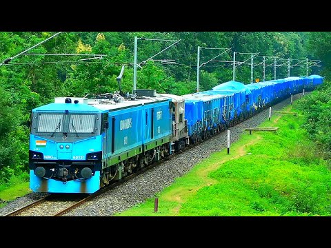 India's Most Powerful Locomotive WAG12B with BOXNHL Rake | Balaghat ...