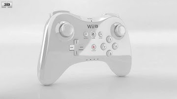 Nintendo Wii U Controller Pro 3D model by 3DModels.org