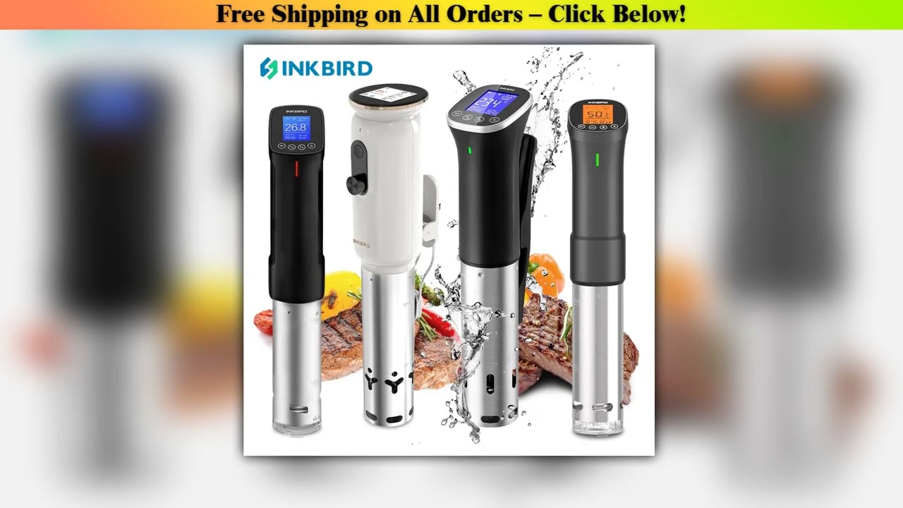 INKBIRD 4 Types WiFi Sous Vide Machine EU Plug Sous Vide Cooker APP Remote Control with Recipes