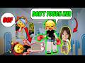I Defended My Little Sister From Toxic Friends #roblox #robloxstory