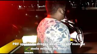 PRF apreende drogas avaliadas em mais de meio milhão de reais na BR 343