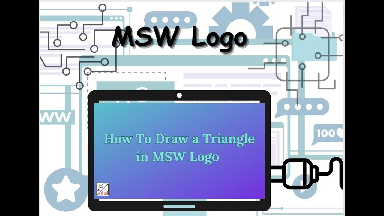 MSW Logo How To Draw A Triangle YouTube msw-logo-how-to-draw-a-triangle-youtube