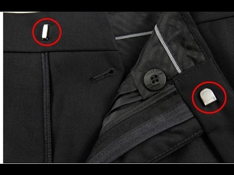 How to fix hook and eye on skirt or trouser band 