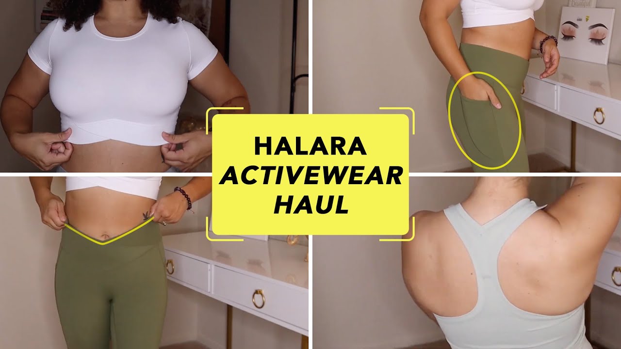HALARA activewer haul | Crossover leggings