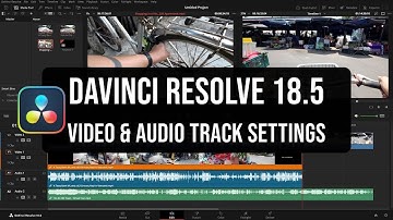 DaVinci Resolve 18.5 | Video & Audio Track Controls to Know!