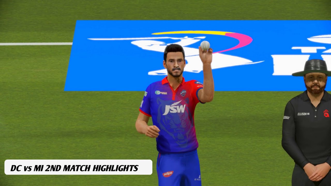 DC vs MI 2nd Match IPL 2022 Highlights |  IPL 2022 - Cricket 22 - Mr 360 Gaming
