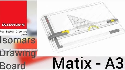 Isomars Drawing And Drafting Board Matix - A3  |  White Plastic Board | Isomars
