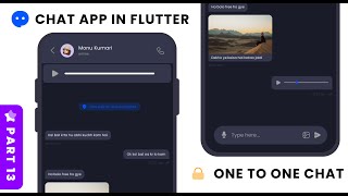 Part 13 : One to One Chat Function In Chat App | Chat app in Flutter #flutterhero screenshot 5