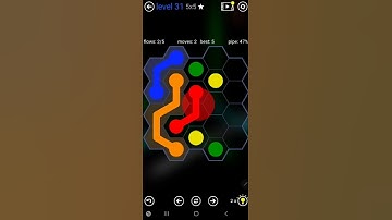 How To Solve Flow Free Hexes Kids Pack Level 31 5x5 Board Walk Through Solution Walkthrough
