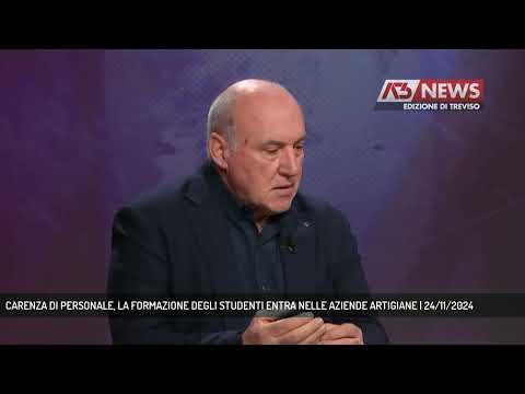 CARENZA DI PERSONALE, LA FORMAZIONE DEGLI STUDENTI ENTRA NELLE AZIENDE ARTIGIANE | 24/11/2024