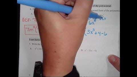 Algebra 1: Chapter 7 Exam Review