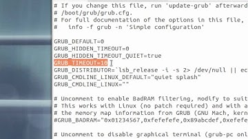 Speed up Ubuntu Boot - Reduce GRUB Delay