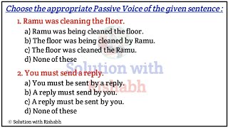 Active and Passive voice Practice set | Active and Passive voice exercise | Active and Passive voice