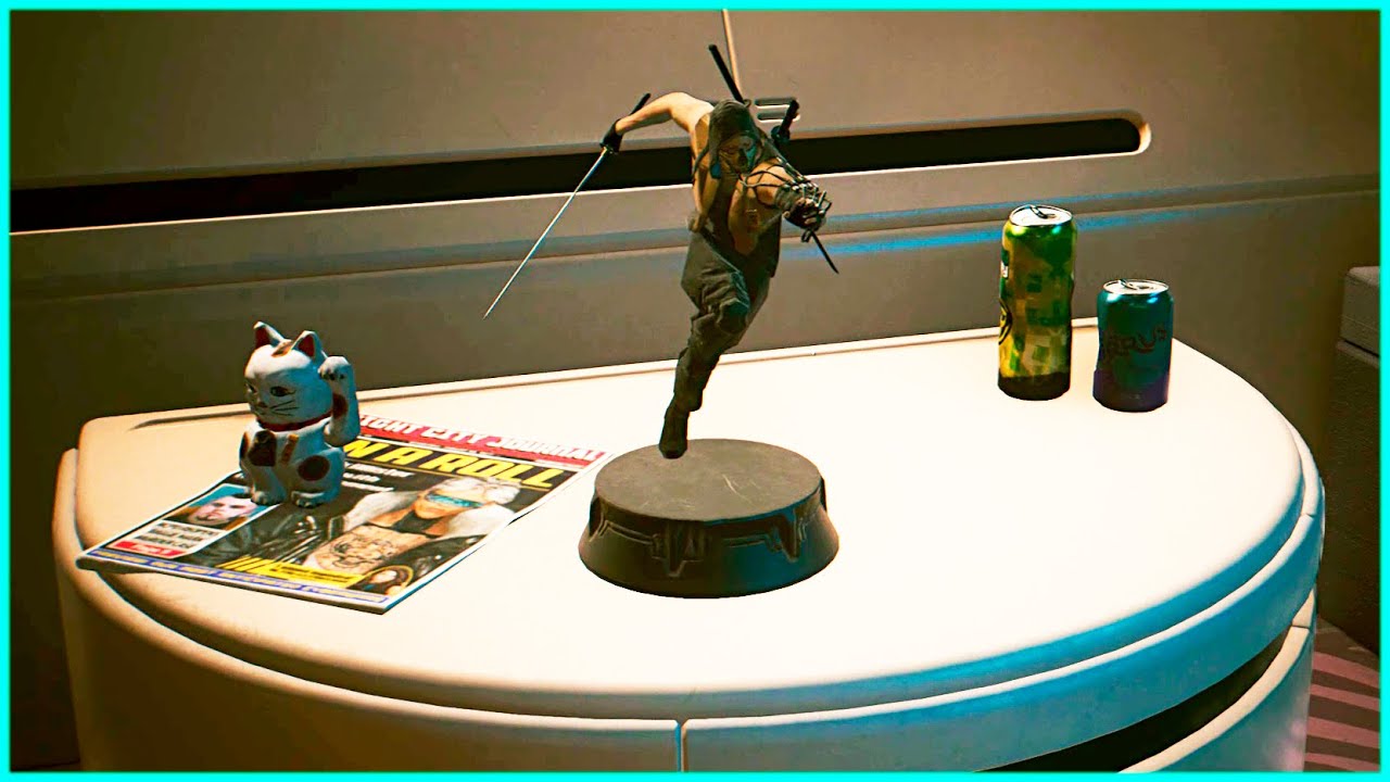 Scorpion From Mortal Kombat In V S Apartment Cyberpunk 2077 Easter Egg Youtube