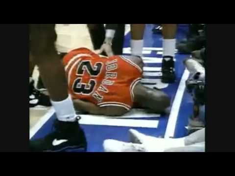 Doc Rivers HITS Michael Jordan in the stomach!!!