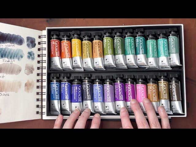 Shinhan Art Professional Designers Gouache Primary color Paint 24 Colors -  Set A