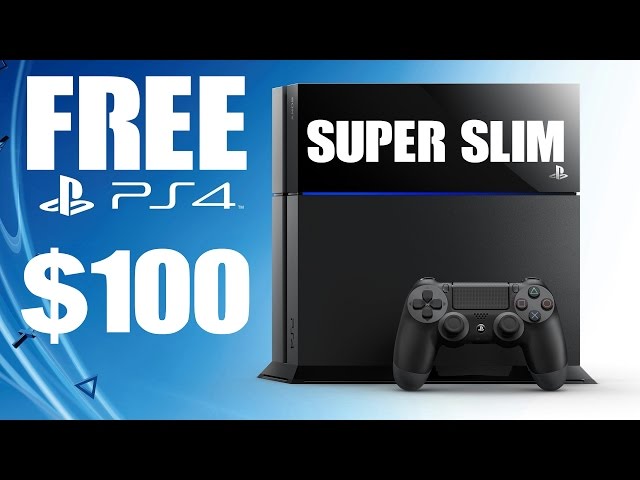 PS4 $100 GIVEAWAY - PS4 Pro Slim or PS4 Super Slim & Red Dead 2