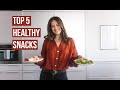 Top 5 Easy + Healthy Snacks | My Go-To Snacks | Model Diet | Emily DiDonato